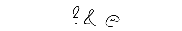 Biloxi Script Font OTHER CHARS