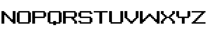 Binary CHR BRK Font UPPERCASE