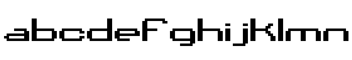 Binary CHR BRK Font LOWERCASE