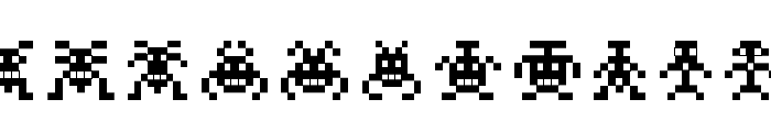 Binary Soldiers Font UPPERCASE