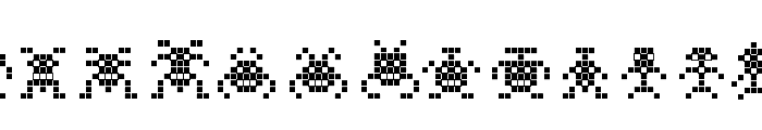 Binary SoldiersII Font UPPERCASE