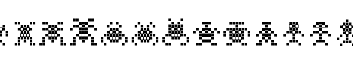 Binary SoldiersII Font LOWERCASE