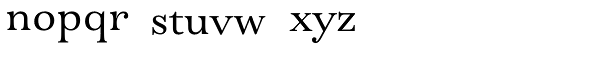 Bingley Font LOWERCASE