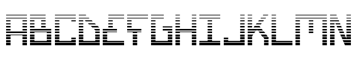 Bionic Type Gradient Font UPPERCASE