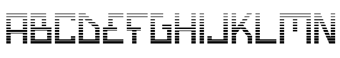 Bionic Type Gradient Font LOWERCASE