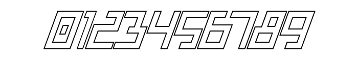 Bionic Type Out Italic Font OTHER CHARS