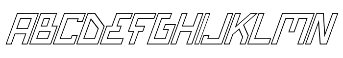 Bionic Type Out Italic Font LOWERCASE