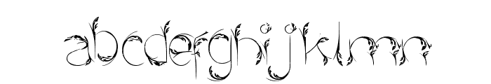 Bird Feather Font LOWERCASE