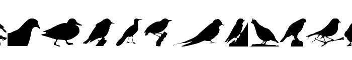 Birds TFB Font LOWERCASE