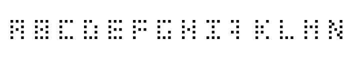 Bit Dotted Font LOWERCASE