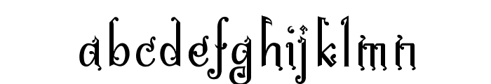 Bitling niks musical Normal Font LOWERCASE