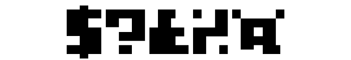BitmapperOLDTYPE Font OTHER CHARS