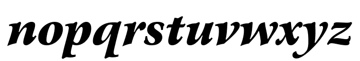 Bitstream Arrus Black Italic BT Font LOWERCASE