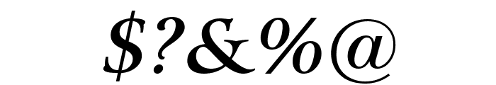 Bitstream Arrus Bold Italic BT Font OTHER CHARS
