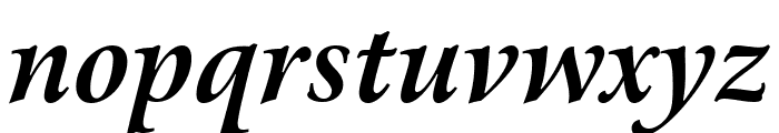 Bitstream Arrus Bold Italic BT Font LOWERCASE