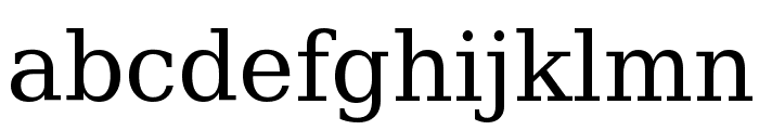 Bitstream Vera Serif Font LOWERCASE