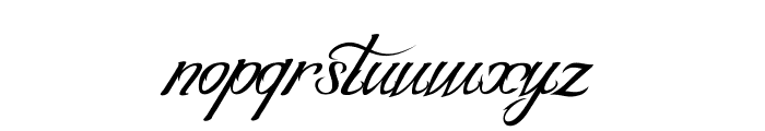 BLANCCHATEAU-Regular Font LOWERCASE