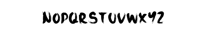 Black Sand Font UPPERCASE