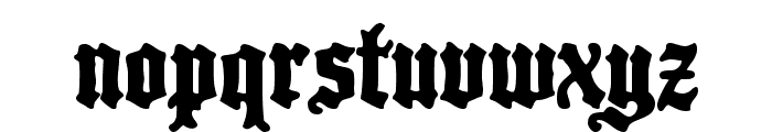 BlackCastleMF Font LOWERCASE