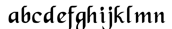 BlackChancery Regular Font LOWERCASE