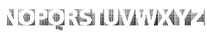 BlackWhiteGridsA Font UPPERCASE