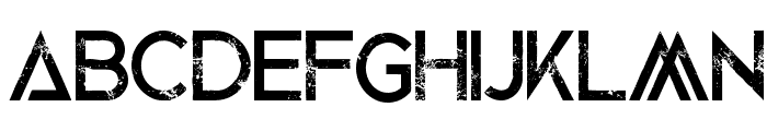 Blacked Out Regular Font LOWERCASE