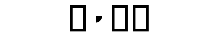 BlackoronKat Font OTHER CHARS