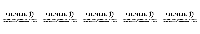 Blade-2 Font OTHER CHARS