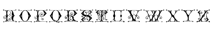 Blavicke Capitals Semi-expanded Regular Font LOWERCASE