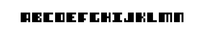Blimpixels Font UPPERCASE