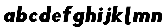 Blink Wide Oblique Font LOWERCASE