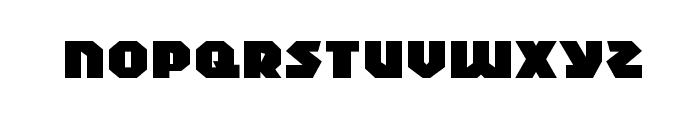 Blitzstrike Expanded Font LOWERCASE