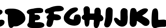 Blob Toon Shadows Font UPPERCASE