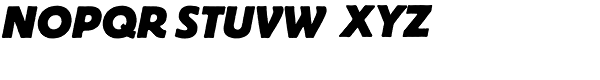 Block Berthold BQ-Bold Italic Font UPPERCASE