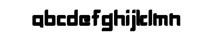 BlockHead Fat Font LOWERCASE