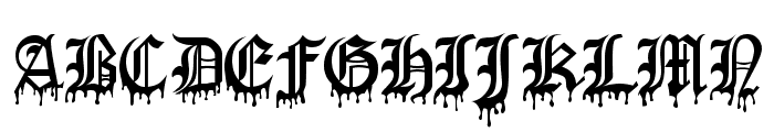 Blood Of DraculaSW Font UPPERCASE