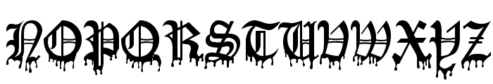 Blood Of DraculaSW Font UPPERCASE