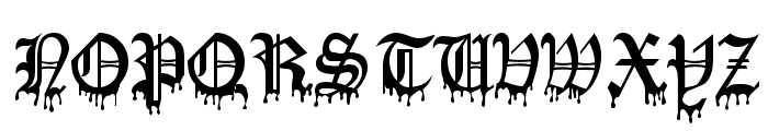 Blood Of DraculaSW Font LOWERCASE
