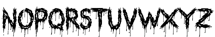 Bloodthirsty Font UPPERCASE