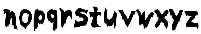 Bloodyslime Font LOWERCASE