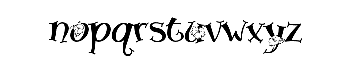 Blossom Font LOWERCASE