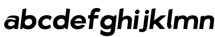 Bluebird SFBold Extended Oblique Font LOWERCASE