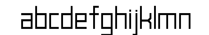 blank-Regular Font LOWERCASE