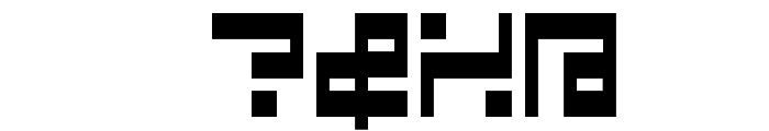 BM maze A9 Font OTHER CHARS