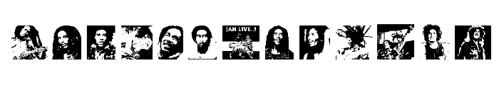 BOB MARLEY Font LOWERCASE
