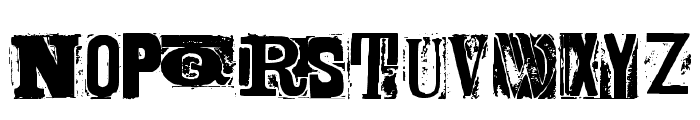 BODY HUNTER Bold Font LOWERCASE