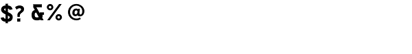 Bockhold Bold Font OTHER CHARS