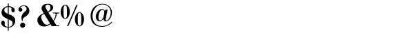 Bodoni BE Medium Font OTHER CHARS