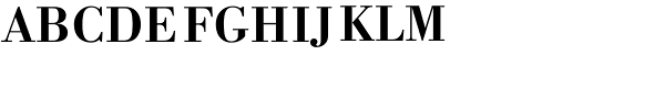 Bodoni BE Medium Font UPPERCASE