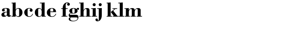 Bodoni Bold Font LOWERCASE